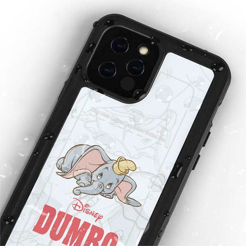 Disney Dumbo Classic sketched portrait iPhone 12 Pro Waterproof Case