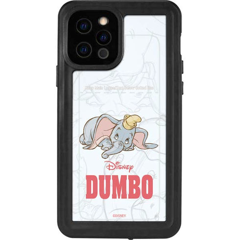 Disney Dumbo Classic sketched portrait iPhone 12 Pro Waterproof Case