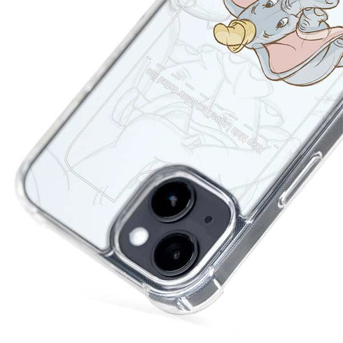 Disney Dumbo Classic sketched portrait iPhone 13 MagSafe Case