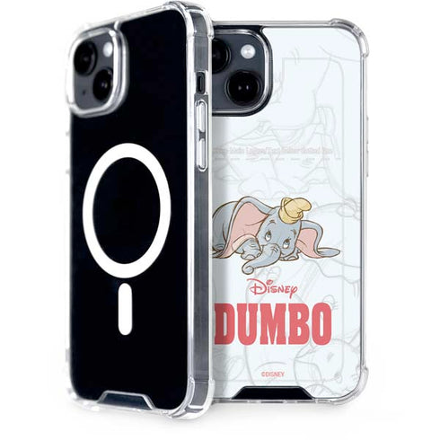 Disney Dumbo Classic sketched portrait iPhone 13 MagSafe Case