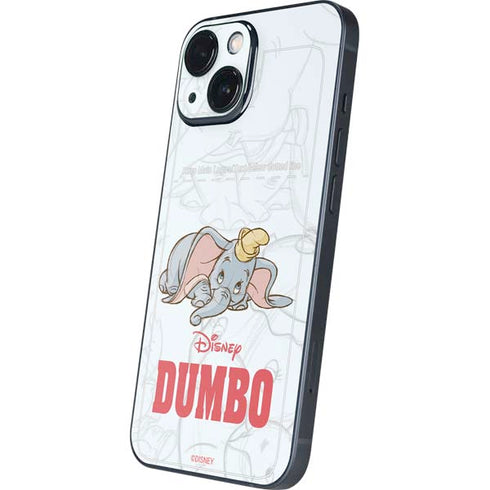 Disney Dumbo Classic sketched portrait iPhone 13 Mini Skin