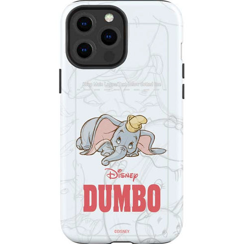 Disney Dumbo Classic sketched portrait iPhone 13 Pro Max Impact Case