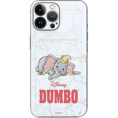 Disney Dumbo Classic sketched portrait iPhone 13 Pro Max Skin