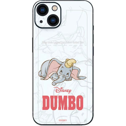 Disney Dumbo Classic sketched portrait iPhone 13 Skin