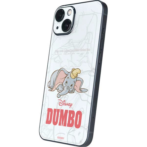 Disney Dumbo Classic sketched portrait iPhone 14 Plus Skin