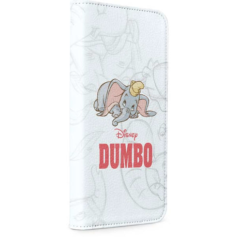 Disney Dumbo Classic sketched portrait iPhone 15 Plus Folio Case