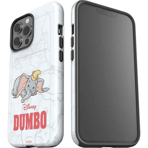 Disney Dumbo Classic sketched portrait iPhone 15 Pro Max Impact Case
