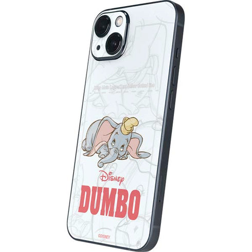 Disney Dumbo Classic sketched portrait iPhone 15 Skin