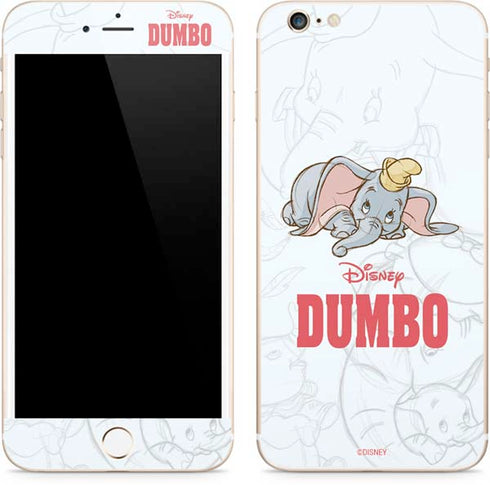 Disney Dumbo Classic sketched portrait iPhone 6/6s Plus Skin