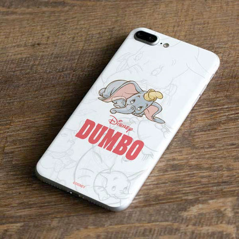 Disney Dumbo Classic sketched portrait iPhone 8 Plus Skin