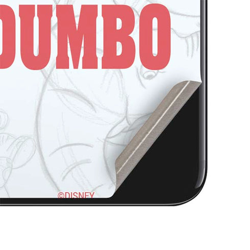 Disney Dumbo Classic sketched portrait iPhone SE (2nd & 3rd Gen) Skin