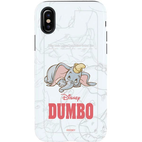 Disney Dumbo Classic sketched portrait iPhone X Pro Case