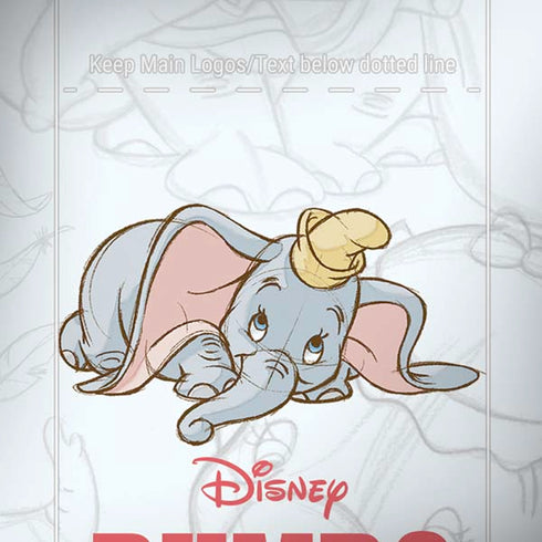Disney Dumbo Classic sketched portrait iPhone X Skin