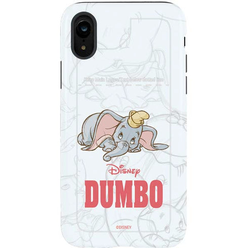 Disney Dumbo Classic sketched portrait iPhone XR Pro Case
