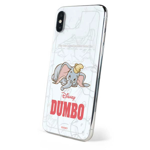 Disney Dumbo Classic sketched portrait iPhone XS Max Skin