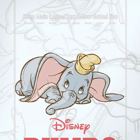 Disney Dumbo Classic sketched portrait iPhone XS Max Skin