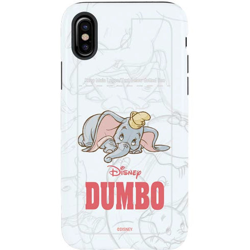 Disney Dumbo Classic sketched portrait iPhone XS Pro Case