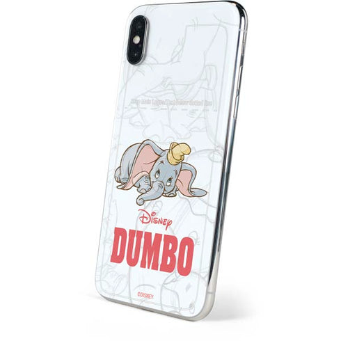 Disney Dumbo Classic sketched portrait iPhone XS Skin