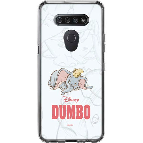 Disney Dumbo Classic sketched portrait LG K51/Q51 Clear Case