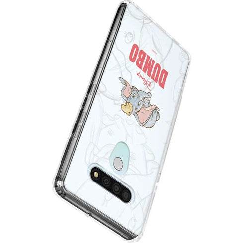 Disney Dumbo Classic sketched portrait LG Stylo 6 Clear Case