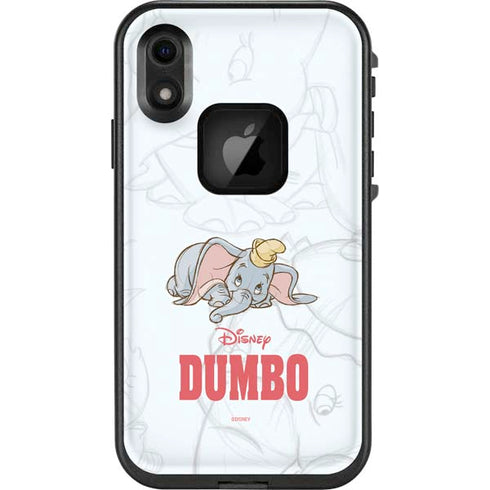 Disney Dumbo Classic sketched portrait LifeProof Fre iPhone Skin