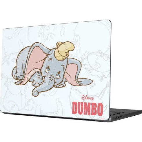 Disney Dumbo Classic sketched portrait MacBook Pro 14in (2021-24) Skin