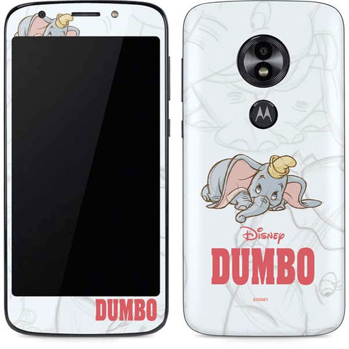 Disney Dumbo Classic sketched portrait Moto E5 Play Skin