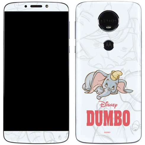 Disney Dumbo Classic sketched portrait Moto E5 Plus Skin