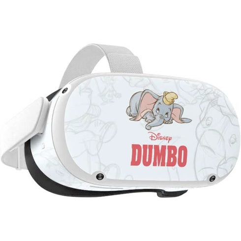 Disney Dumbo Classic sketched portrait Oculus Quest 2 Skin