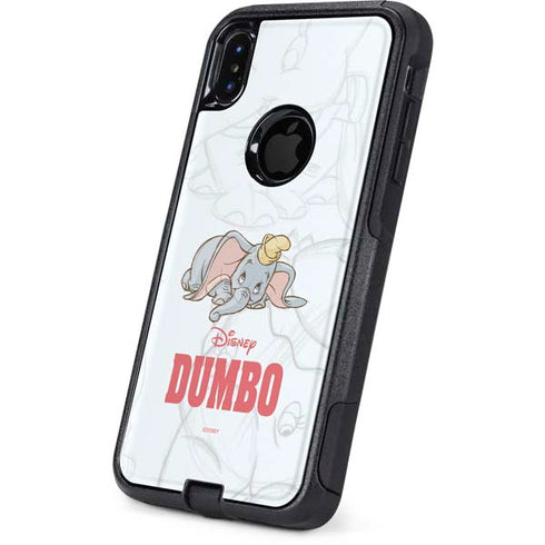 Disney Dumbo Classic sketched portrait Otterbox Commuter iPhone Skin