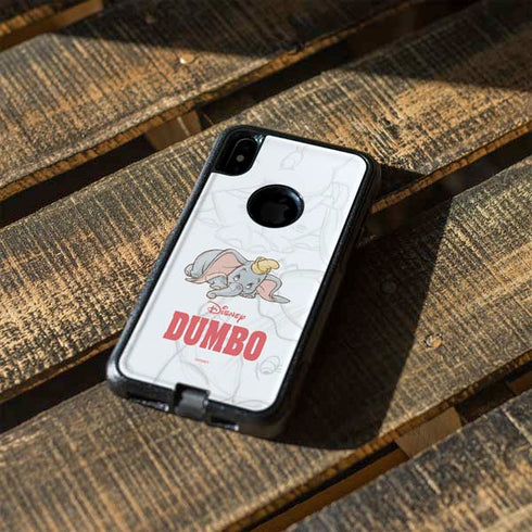 Disney Dumbo Classic sketched portrait Otterbox Commuter iPhone Skin