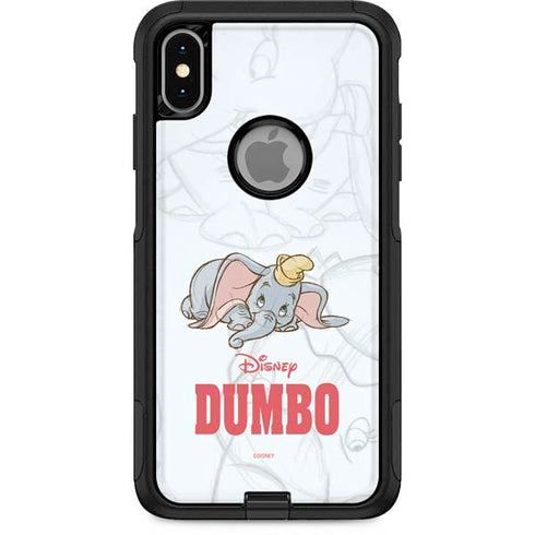 Disney Dumbo Classic sketched portrait Otterbox Commuter iPhone Skin