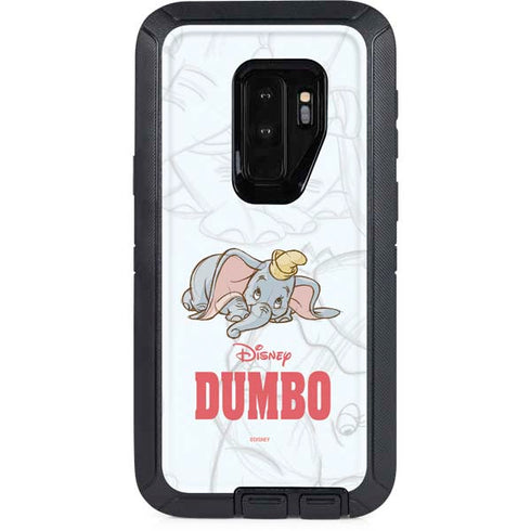 Disney Dumbo Classic sketched portrait Otterbox Defender Galaxy Skin