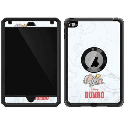 Disney Dumbo Classic sketched portrait Otterbox Defender iPad Skin