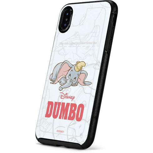 Disney Dumbo Classic sketched portrait Otterbox Symmetry iPhone Skin