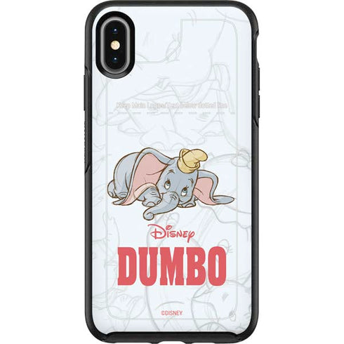 Disney Dumbo Classic sketched portrait Otterbox Symmetry iPhone Skin