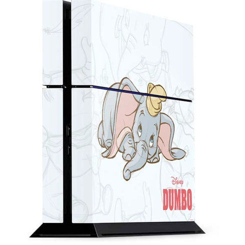 Disney Dumbo Classic sketched portrait PS4 Console Skin
