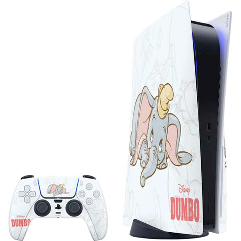 Disney Dumbo Classic sketched portrait PS5 Bundle Skin
