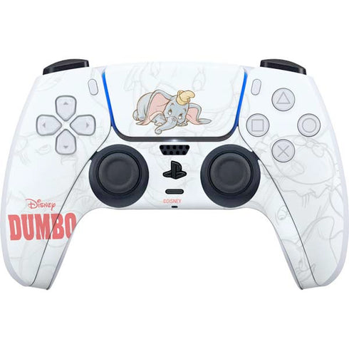 Disney Dumbo Classic sketched portrait PS5 Controller Skin