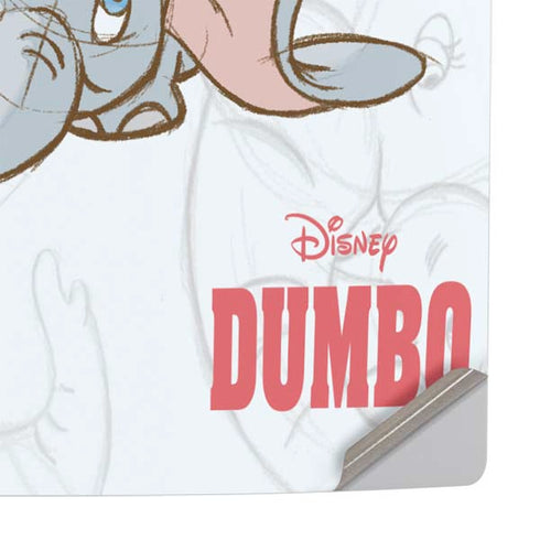 Disney Dumbo Classic sketched portrait PS5 Slim Digital Edition Console Skin