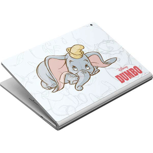 Disney Dumbo Classic sketched portrait Surface Book Skin