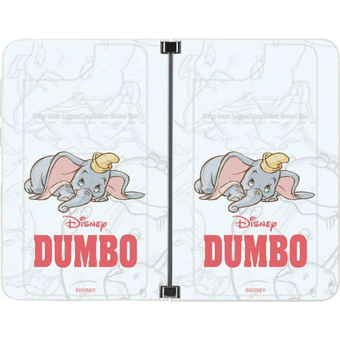 Disney Dumbo Classic sketched portrait Surface Duo Skin