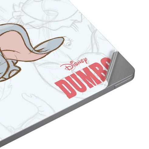 Disney Dumbo Classic sketched portrait Universal Laptop 17in (13.8 x 10in) Skin