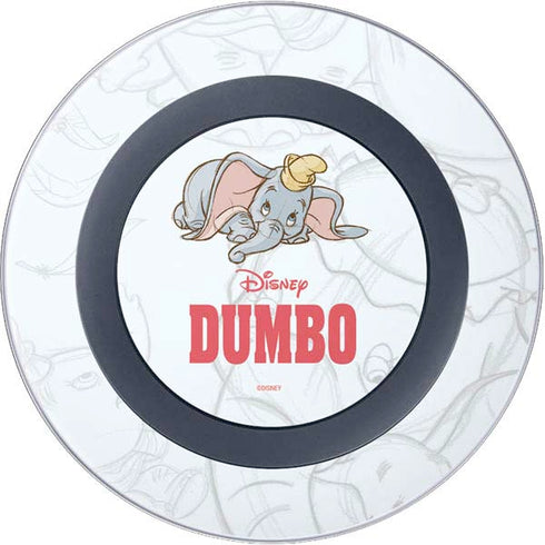 Disney Dumbo Classic sketched portrait Wireless Charger Skin