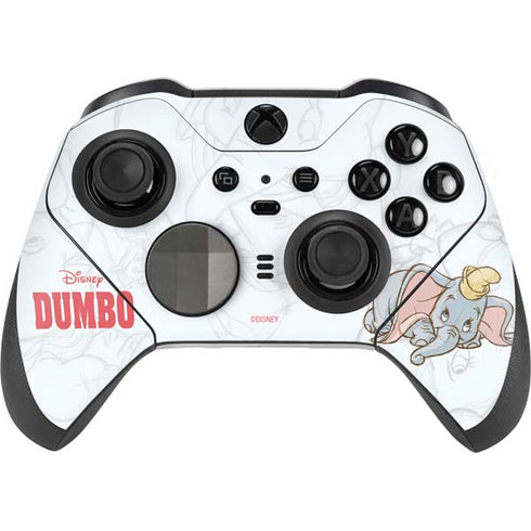 Disney Dumbo Classic sketched portrait Xbox Elite Wireless Controller Series 2 Skin