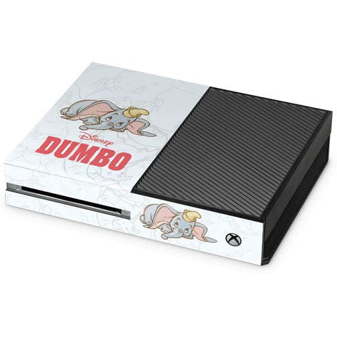 Disney Dumbo Classic sketched portrait Xbox One Console Skin