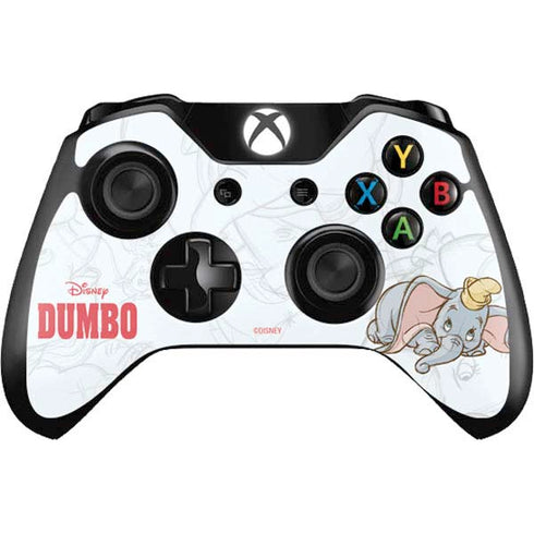 Disney Dumbo Classic sketched portrait Xbox One Controller Skin