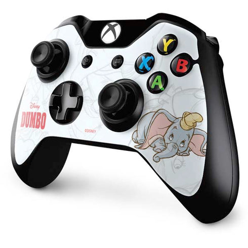 Disney Dumbo Classic sketched portrait Xbox One Controller Skin
