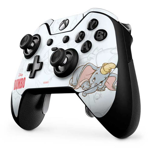 Disney Dumbo Classic sketched portrait Xbox One Elite Controller Skin