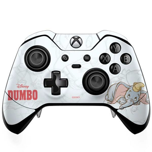 Disney Dumbo Classic sketched portrait Xbox One Elite Controller Skin
